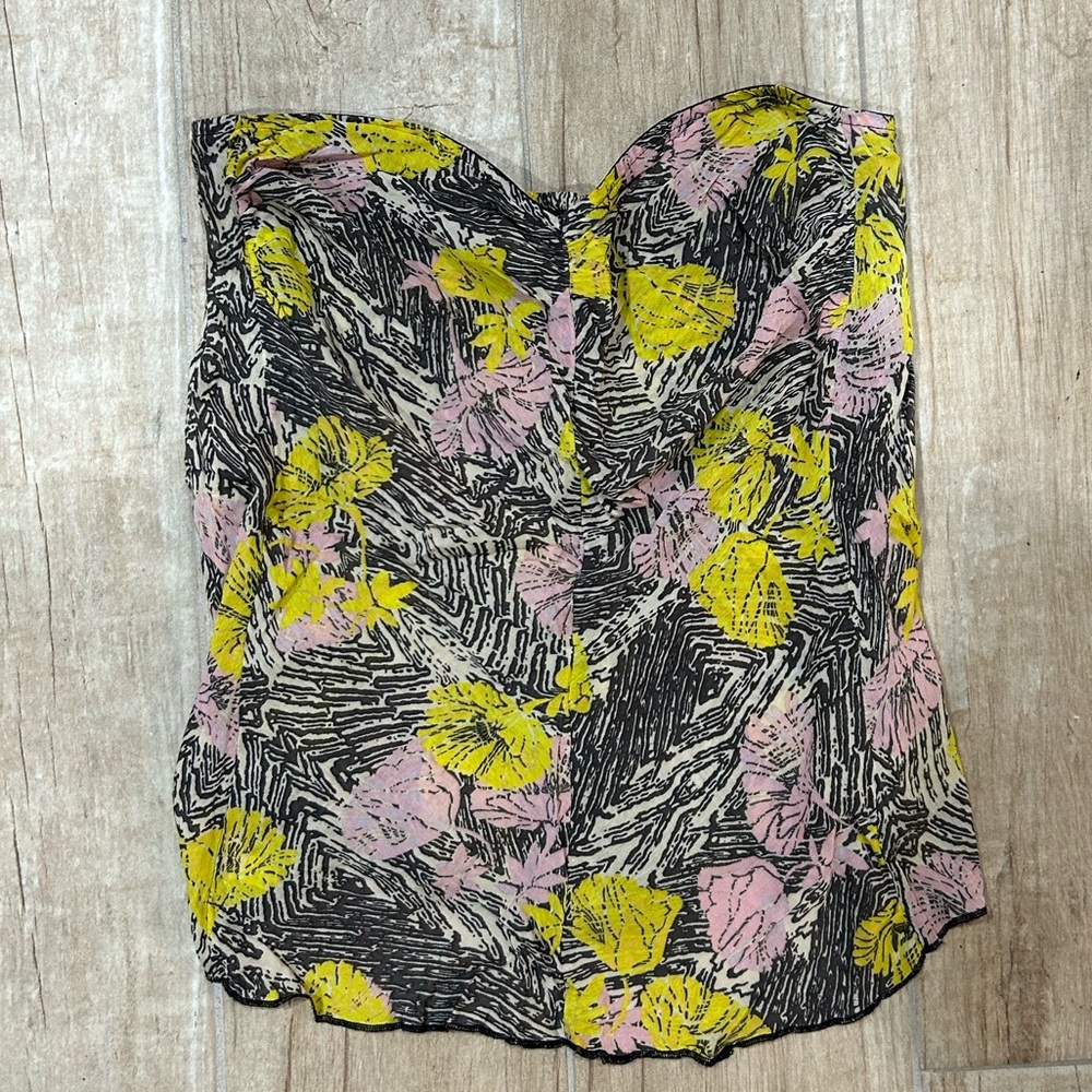 Free People Strapless Floral